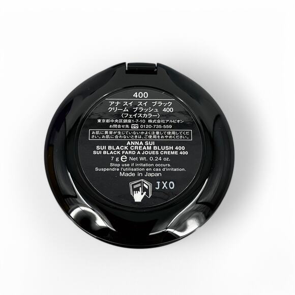 Anna Sui Black Cream Blush Magical Black to Blooming Rose Japan NIB - Picture 4 of 12